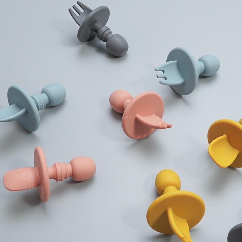 CuttieSpoon™ | Cuillère et fourchette pour bébé | Maman