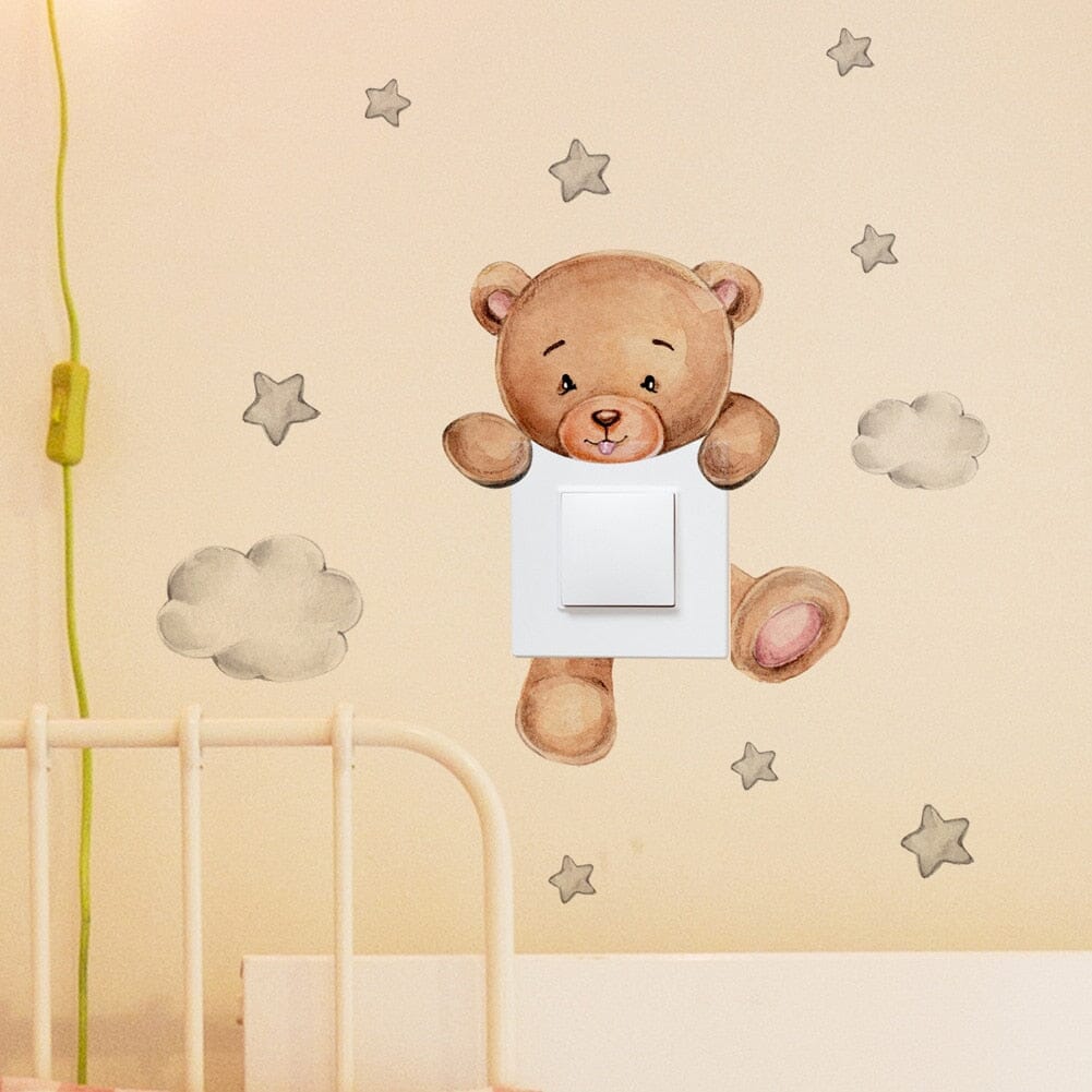 Stickybear™ - Sticker ourson décoratif | Chambre d'enfants